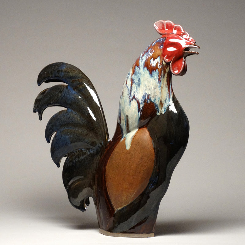 Crowing Bantam Rooster