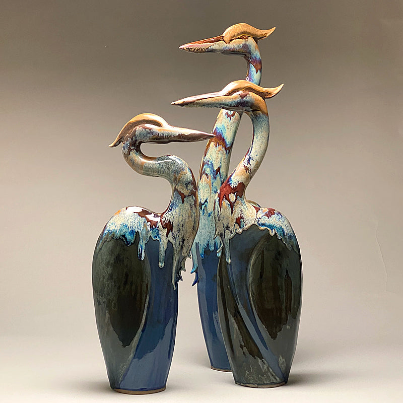 Blue Heron Sculptures