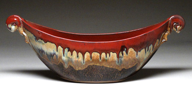 Boat Bowl in Autumn Glaze