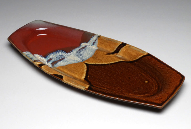 Cheese Plate in Autumn Glaze