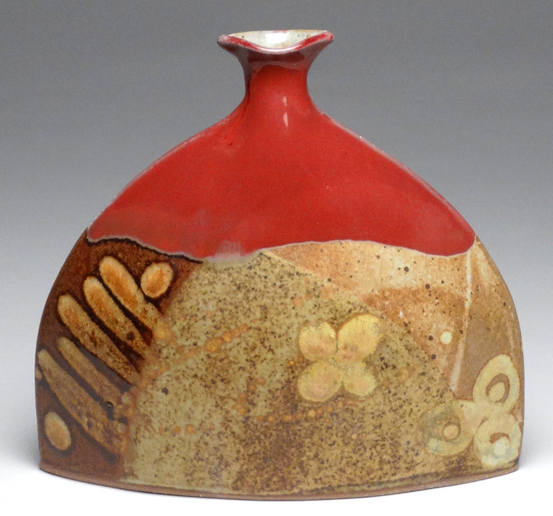 Flounder Vase in Chautauqua Glaze