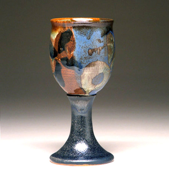 Goblet in Multi Glaze
