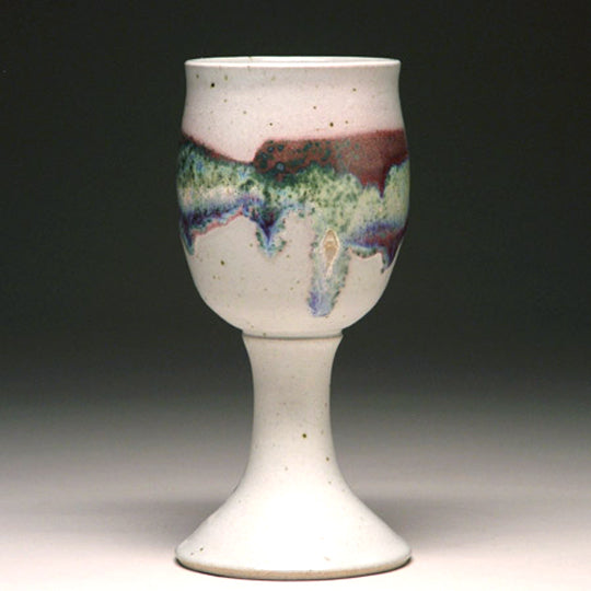 Goblet in Springtime Glaze