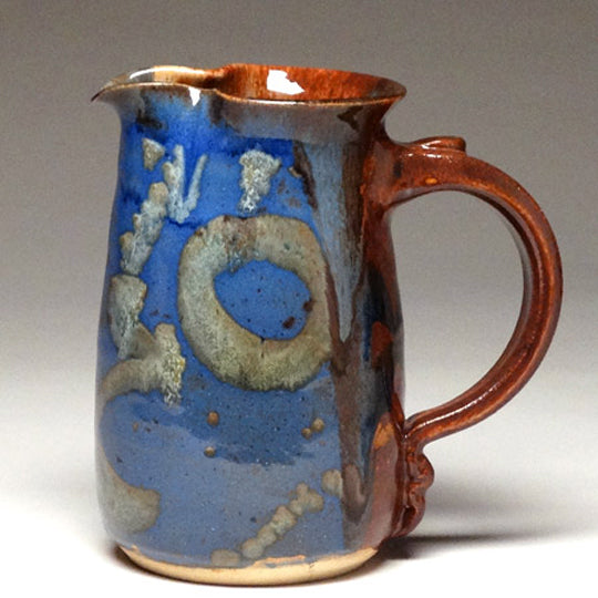 Wheelthrown Pitcher in Multi Glaze