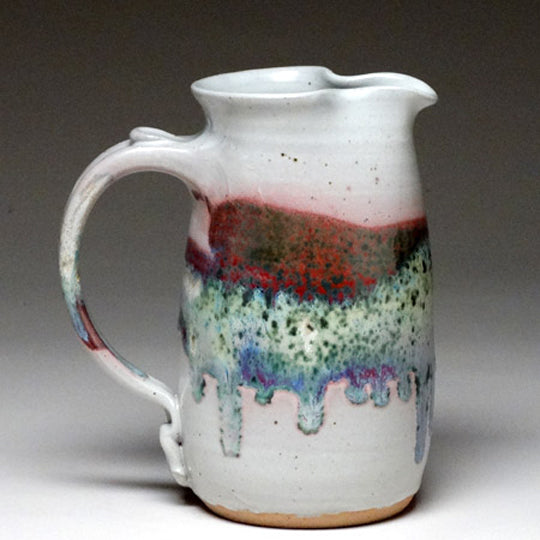 Wheelthrown Pitcher in Springtime Glaze
