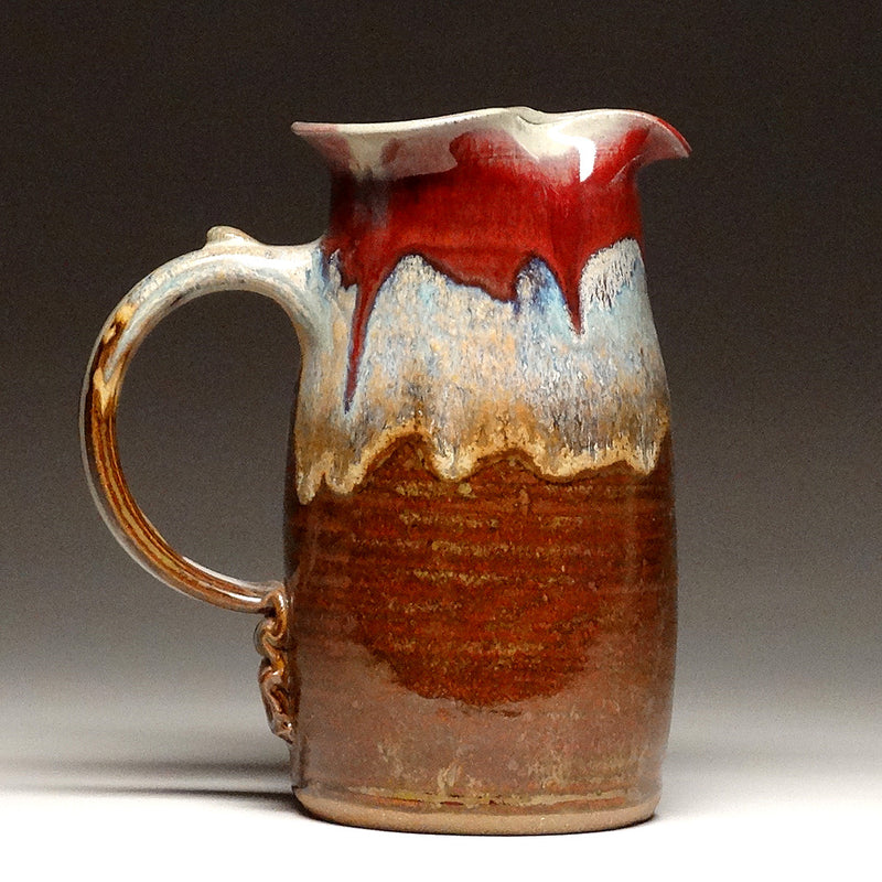 Wheelthrown Pitcher in Autumn Glaze