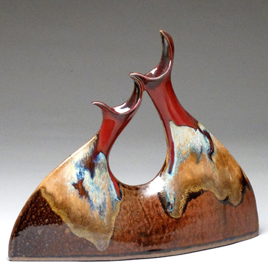 Teardrop Vase in Autumn Glaze