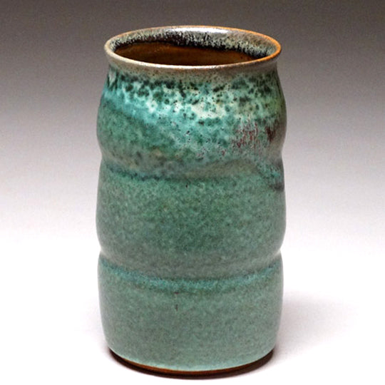 Tumbler in Green Matte Glaze