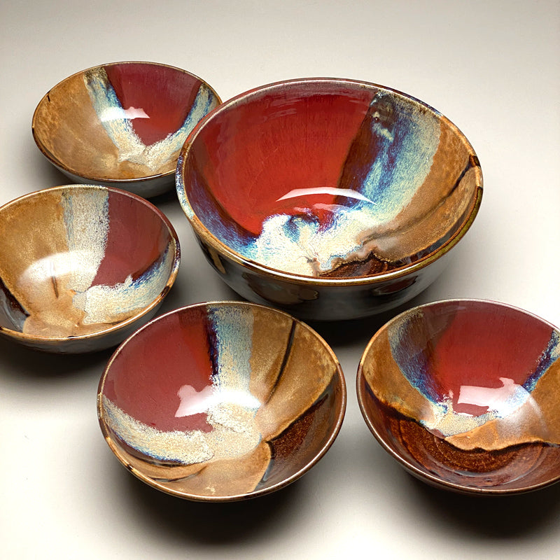 Medium Bowl Set Autumn Glaze