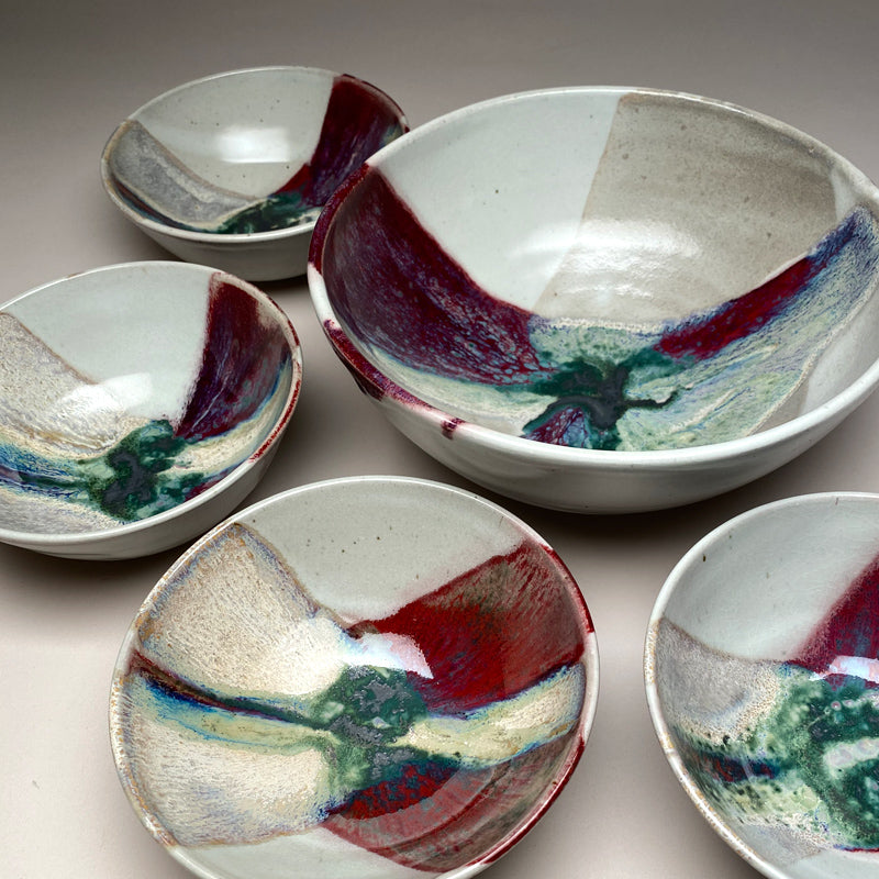 Large Bowl Set Springtime