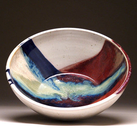 Medium Serving Bowl in Sapphire Glaze