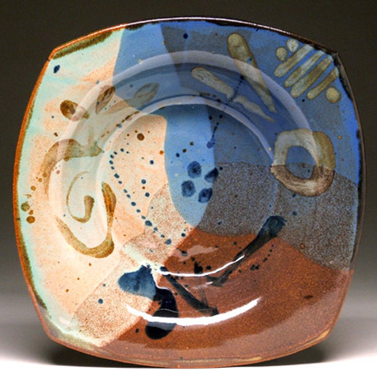 Pasta Bowl in Multi Glaze