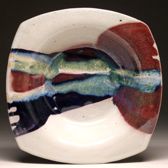 Pasta Bowl in Sapphire Glaze