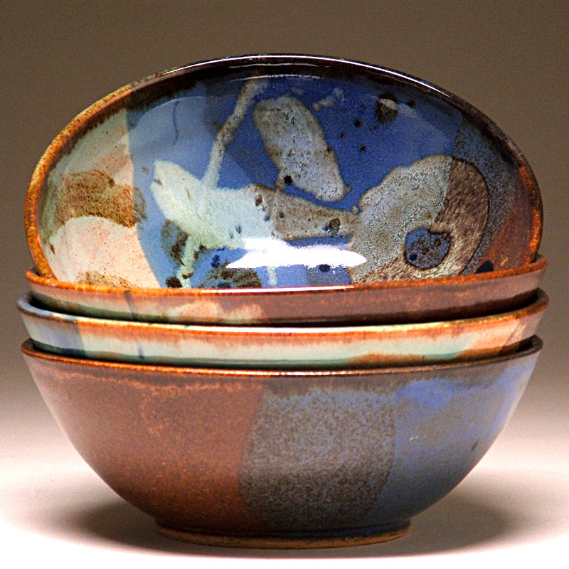 Cereal Bowls in Multi Glaze
