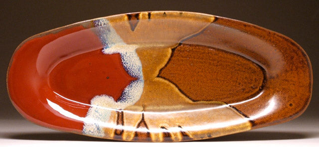 Bread Platter in Autumn Glaze