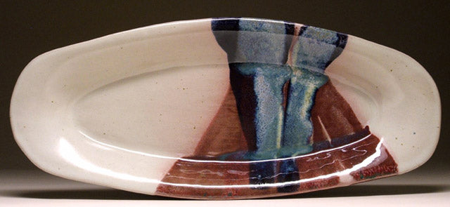Bread Platter in Sapphire Glaze