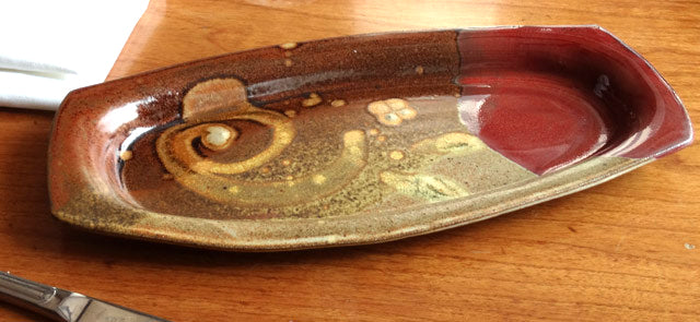 Olive tray in Chautauqua Glaze