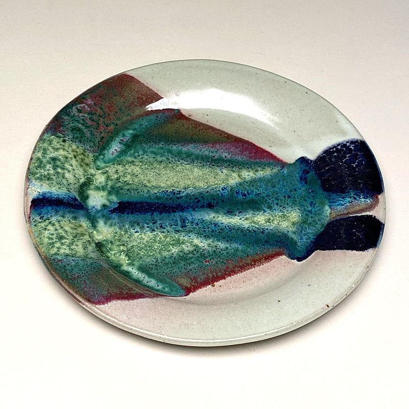 Cocktail Plate in Sapphire