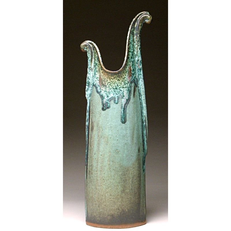 Dragon Vase in Green Matte
