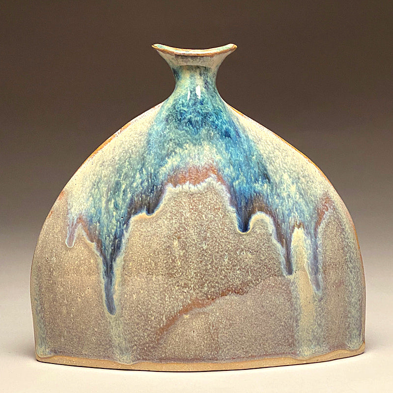 Flounder Vase in Blue Ridge