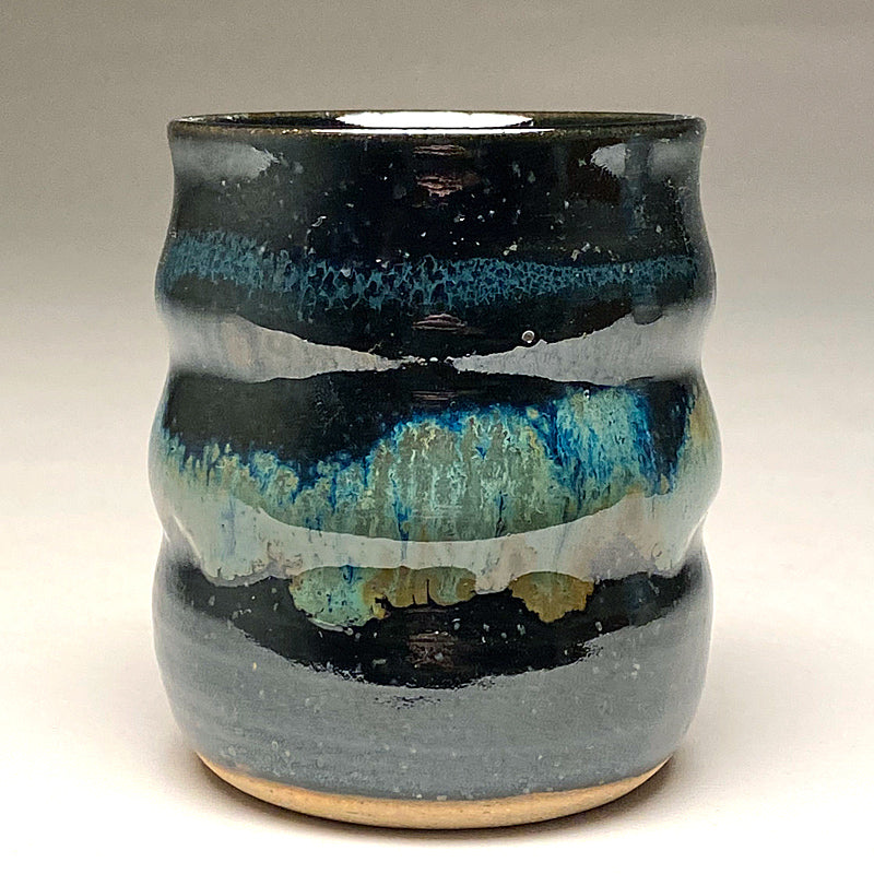Juice Cup in Black and Teal