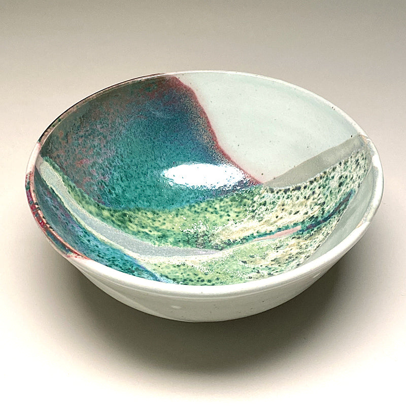 Large Serving Bowl in Springtime