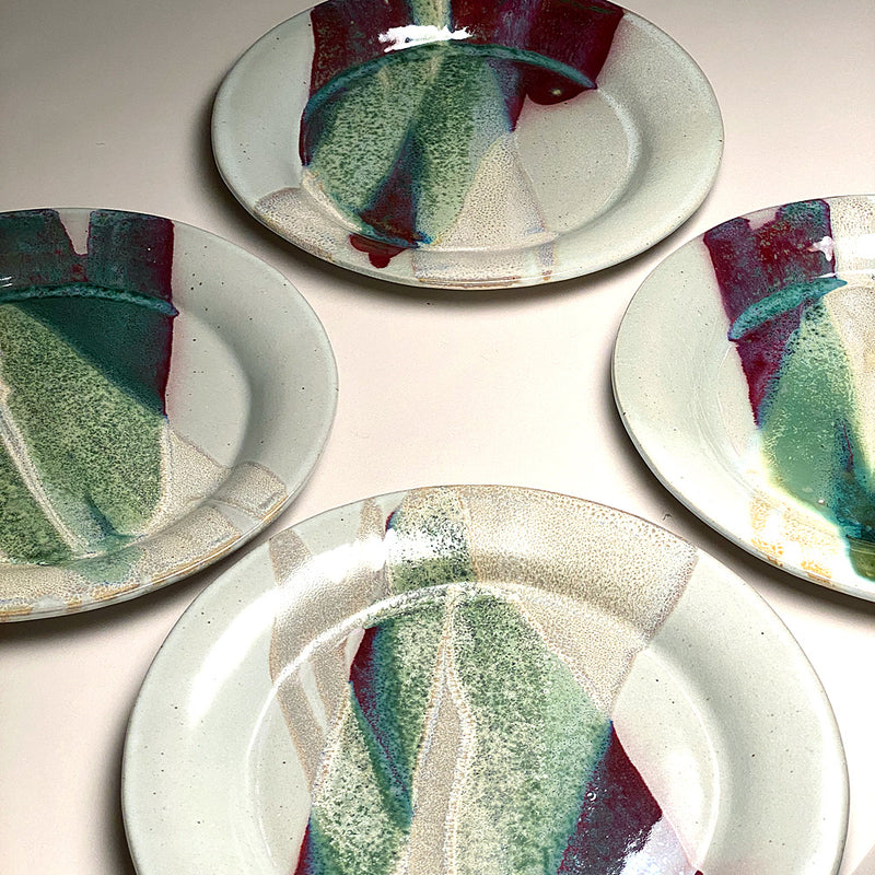 Salad plates in Sprintime Glaze