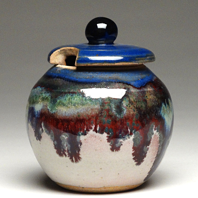 Sugar Bowl in Sapphire Glaze